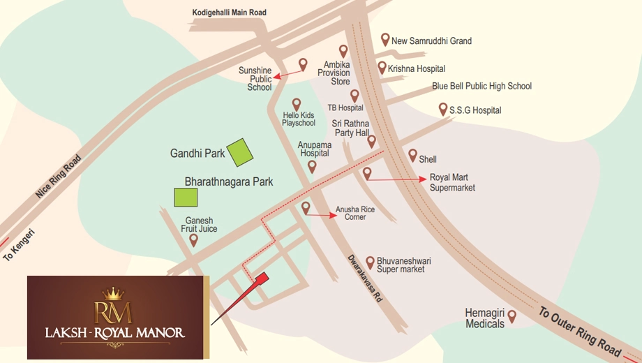 Location of Laksh Royal Manor - Image 424367