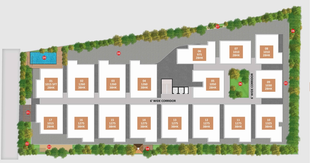 Master Plan of JP Jasmine in Hoskote, Bangalore - Image 424377