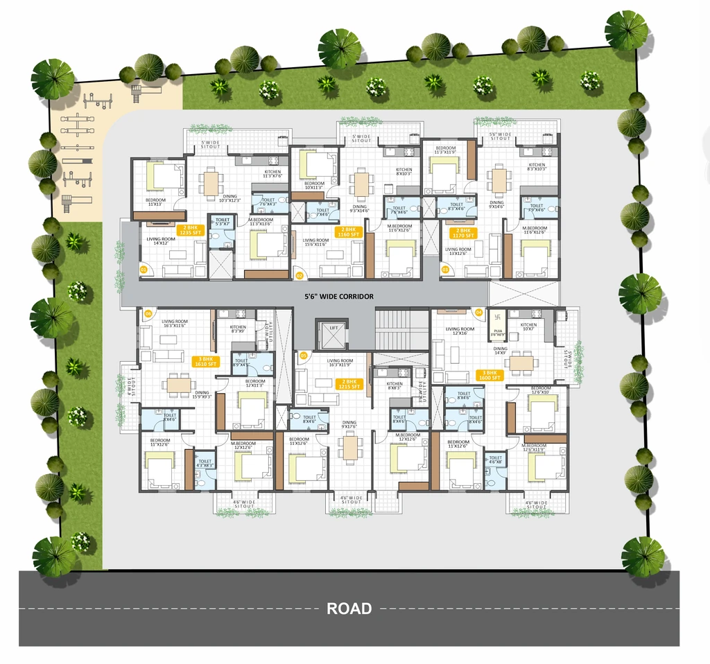 Master Plan of JP Orchid in Hoskote, Bangalore - Image 424383