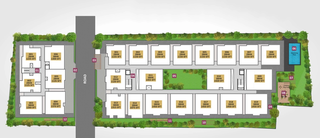 Master Plan of JP Lavender in Hoskote, Bangalore - Image 424392