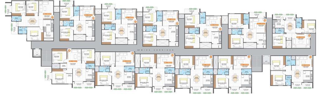 Floor Plan of JP Tulips in Hoskote, Bangalore - Image 424409