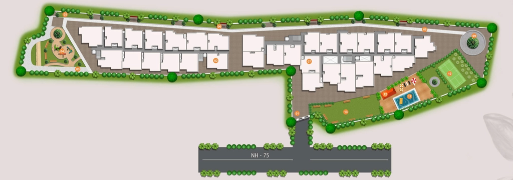 Master Plan of JP Tulips in Hoskote, Bangalore - Image 424408