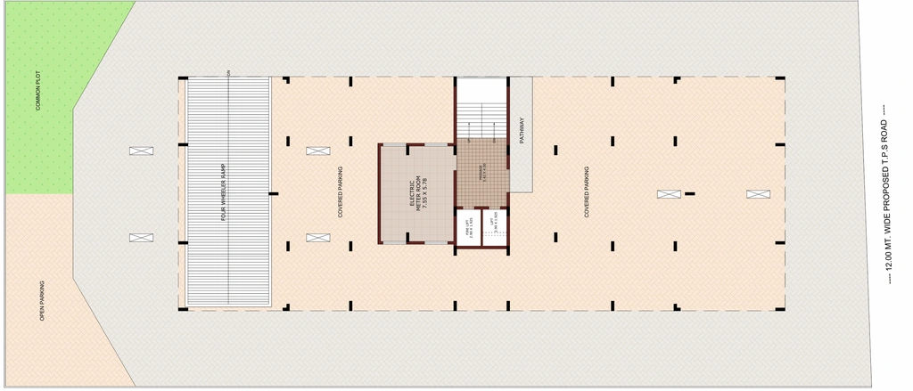 Master Plan of Tulsi Platina in Mavdi, Rajkot - Image 424421