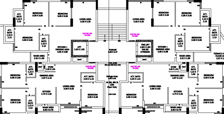 Floor Plan of Vastu Nest in Mavdi, Rajkot - Image 424440