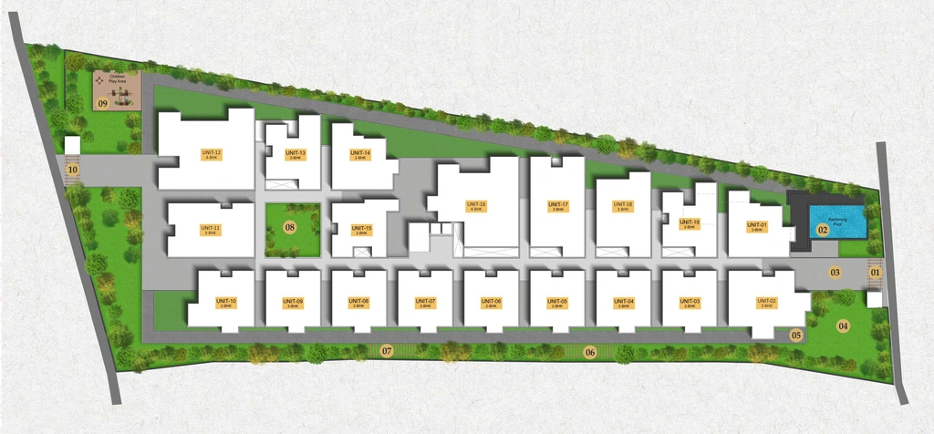 Master Plan of JP Hibiscus in Hoskote, Bangalore - Image 424461