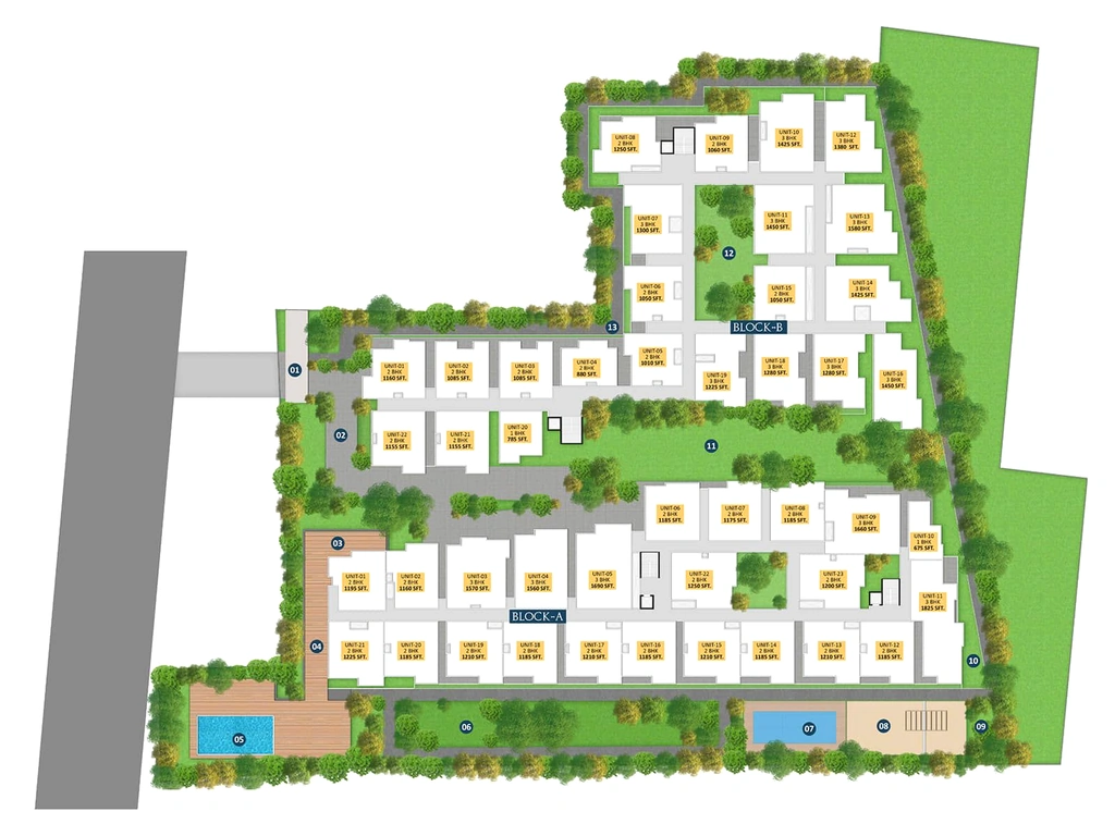 Master Plan of JP Iris in Hoskote, Bangalore - Image 424532