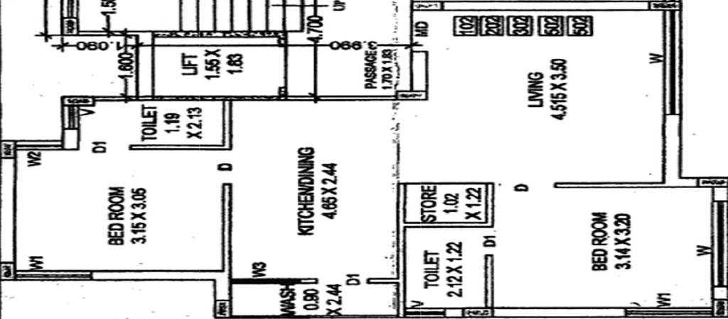 2 BHK Flat in Yamuna Shubham Palace in Mavdi, Rajkot - Image 926932