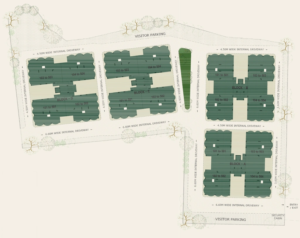 Master Plan of Durva Greens in Garchuk, Guwahati - Image 424547