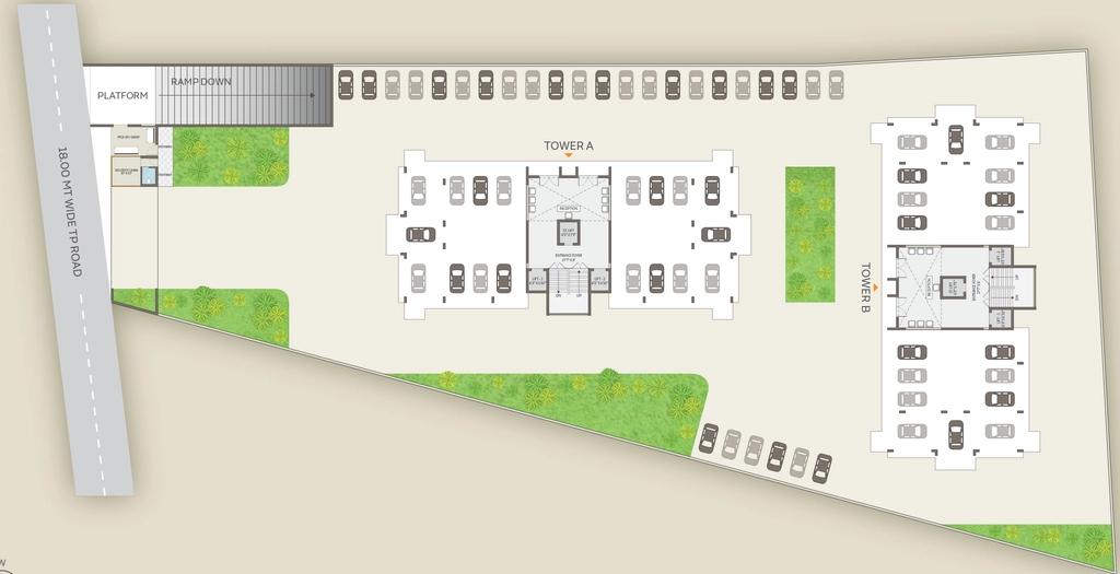 Master Plan of Cubicon Altosa Livory in Mota Mava, Rajkot - Image 424557