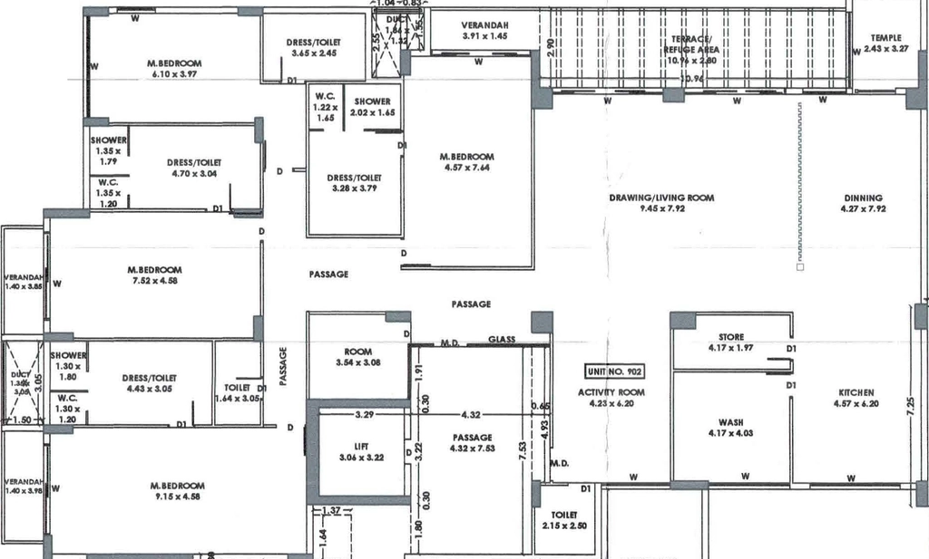 4 BHK Flat in Decora Monte Carlo in Mota Mava, Rajkot - Image 926948