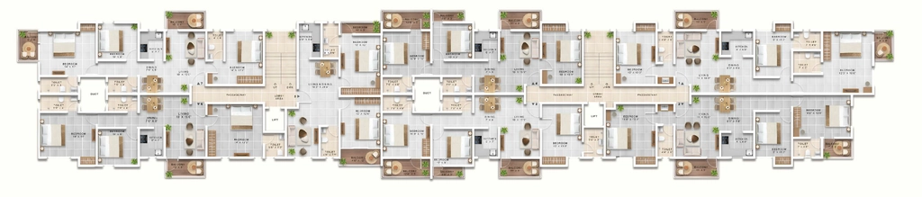 Floor Plan of Manshya Manor in null, Guwahati - Image 424613
