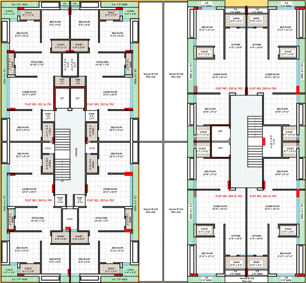 Floor Plan of Hemrajbhai Dream Hills in Mota Mava, Rajkot - Image 424606