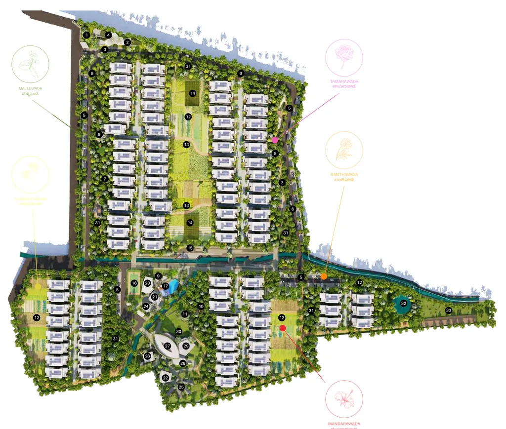 Master Plan of Organo Kandawada in Chevella, Hyderabad - Image 424643