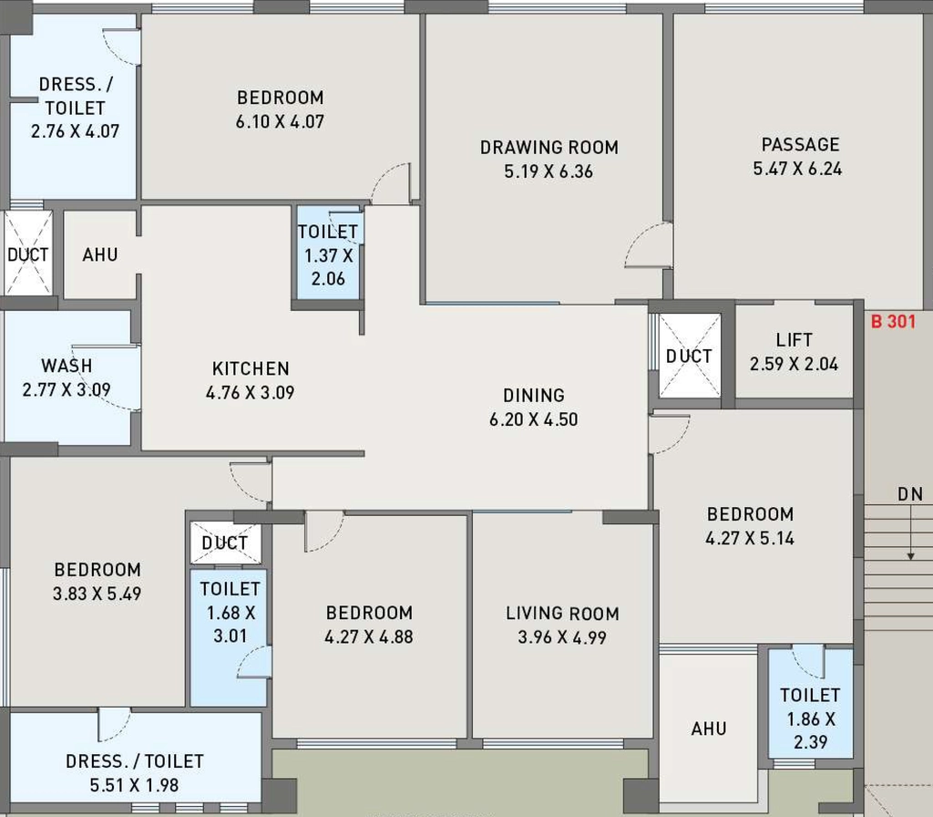 4 BHK Flat in Elixir in Mota Mava, Rajkot - Image 926957