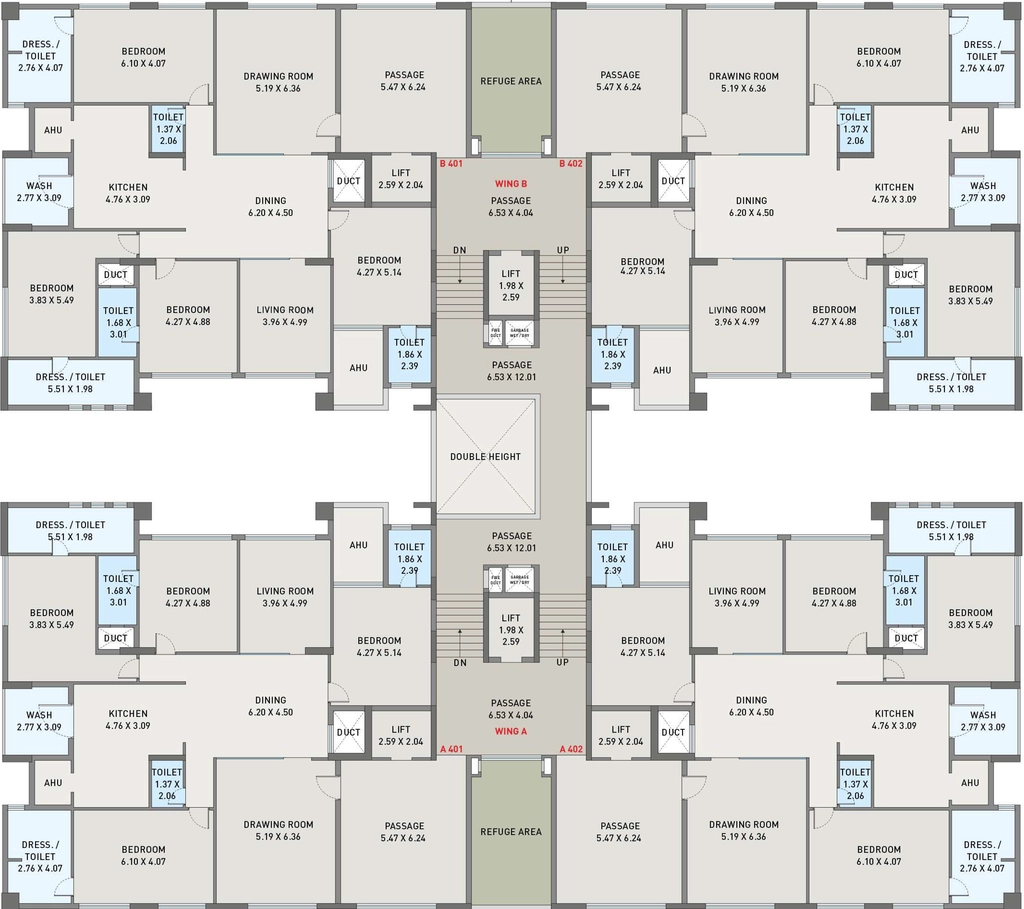 Floor Plan of Elixir in Mota Mava, Rajkot - Image 424626