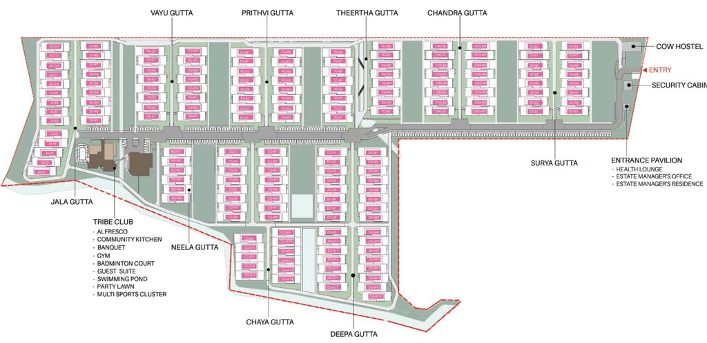 Master Plan of Organo Palgutta in Chevella, Hyderabad - Image 424670