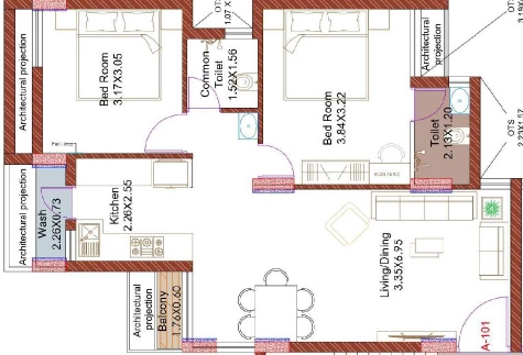2 BHK Flat in Nitaben Madhav Preet in Mota Mava, Rajkot - Image 926962