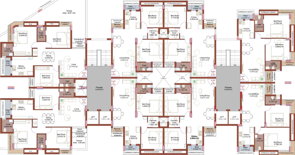 Floor Plan of Nitaben Madhav Preet in Mota Mava, Rajkot - Image 424678