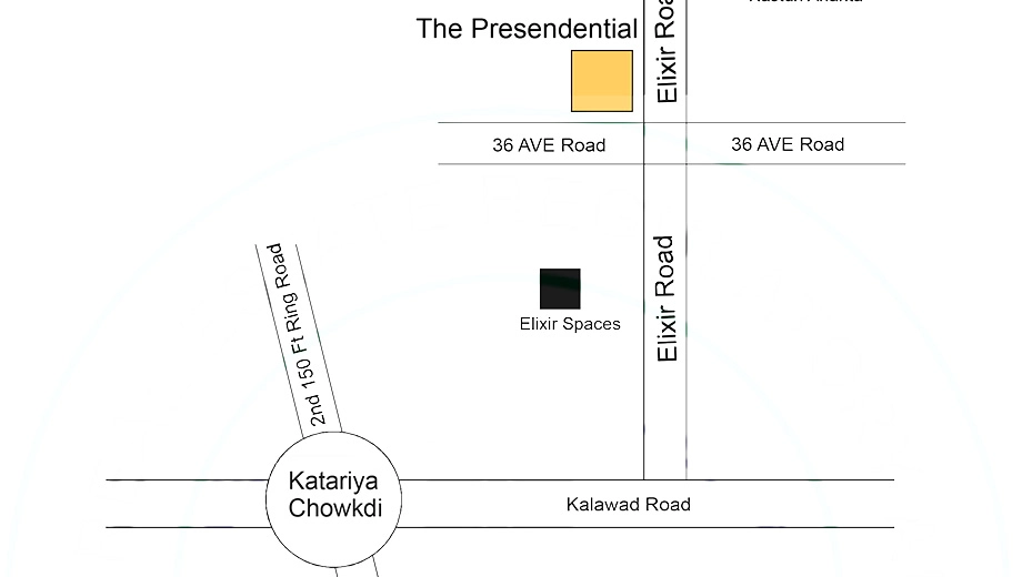 Location of Raghunath The Presidential in Mota Mava, Rajkot - Image 424694