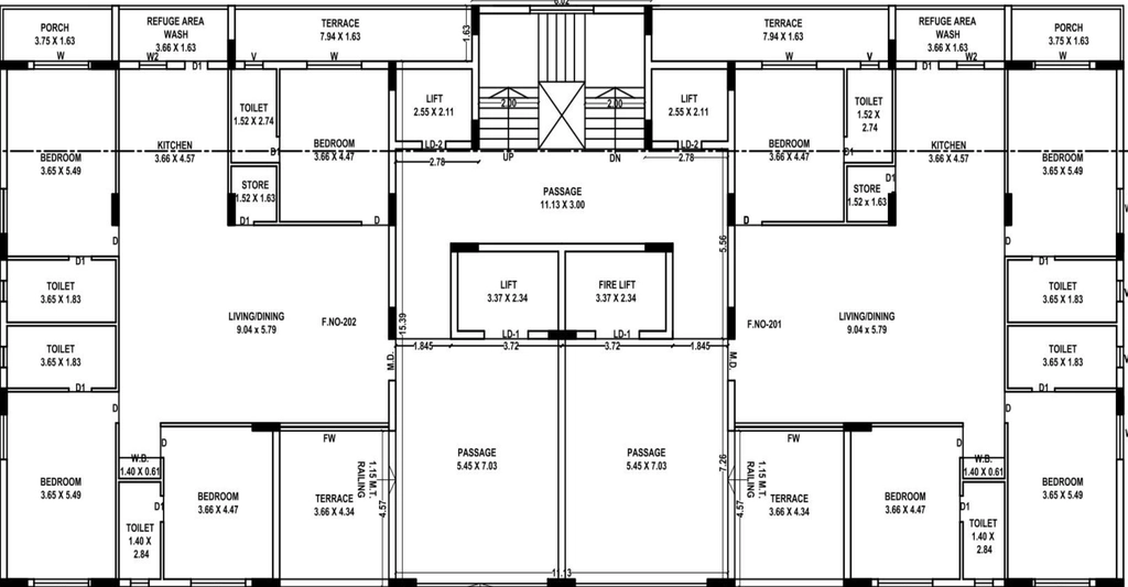 Floor Plan of Sattvam Fortune Viyona in Mota Mava, Rajkot - Image 424732