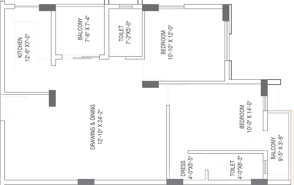 2 BHK Flat in Aadiv The Gardenia in null, Bhubaneswar - Image 926979