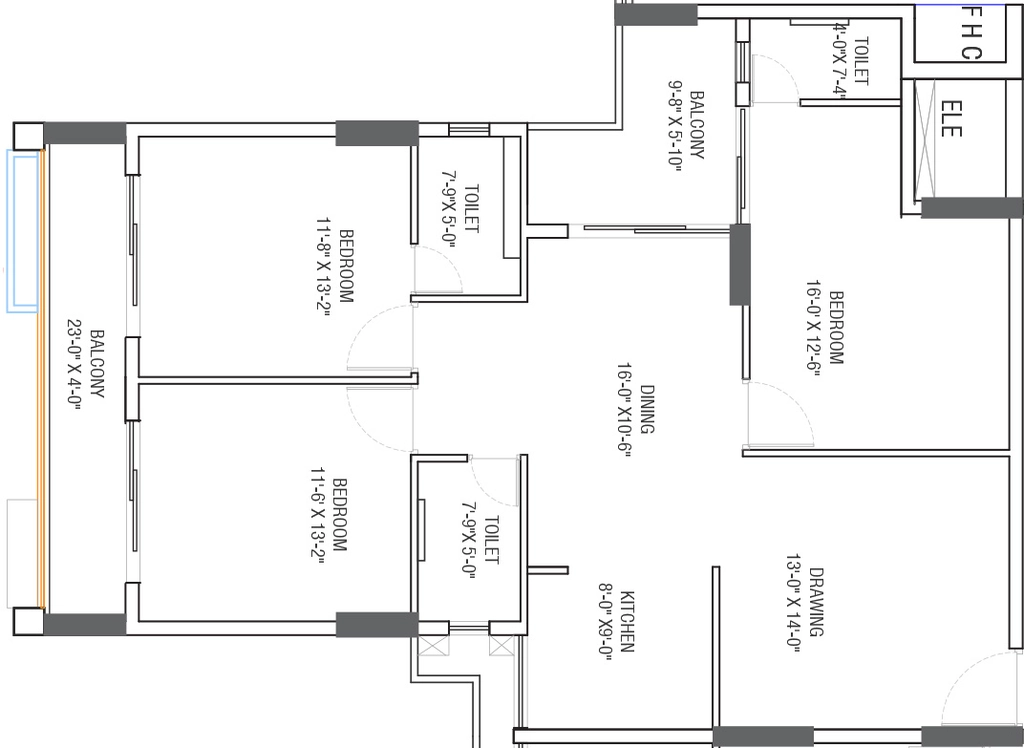 3 BHK Flat in Aadiv The Gardenia in null, Bhubaneswar - Image 926981