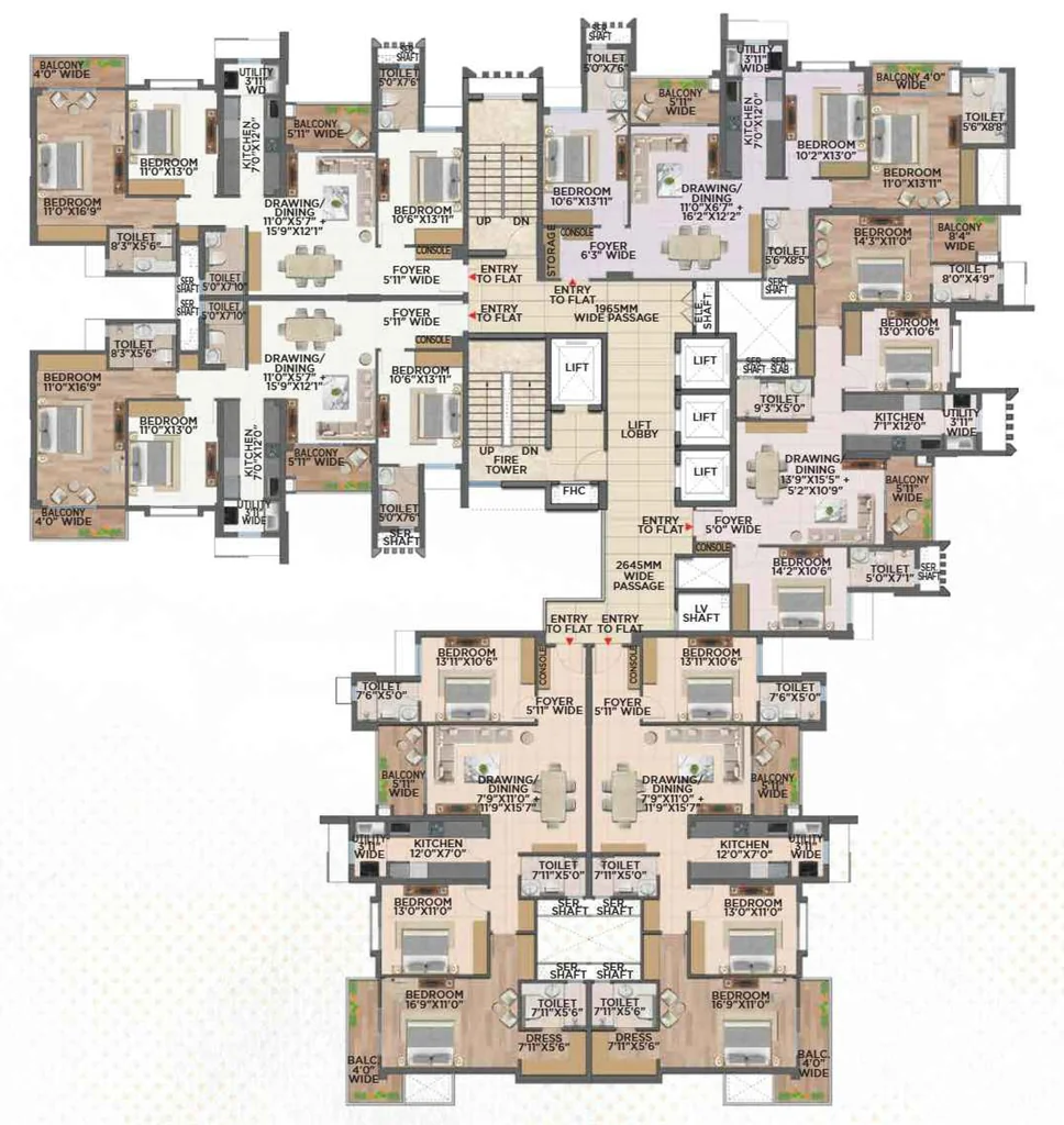 Floor Plan of AGM Qala in Dumduma, Bhubaneswar - Image 424778