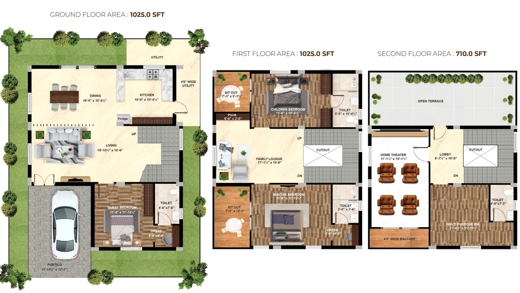 4 BHK House/Villa in APR Praveens Golden Leaf in Turkayamjal, Hyderabad - Image 927005