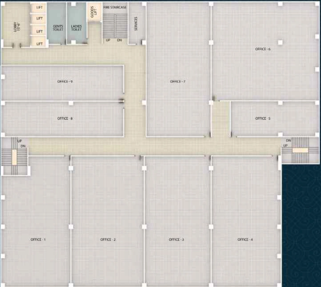 Floor Plan of Commercial Priyashi Aashi Ville in Ahom Gaon, Guwahati - Image 424840