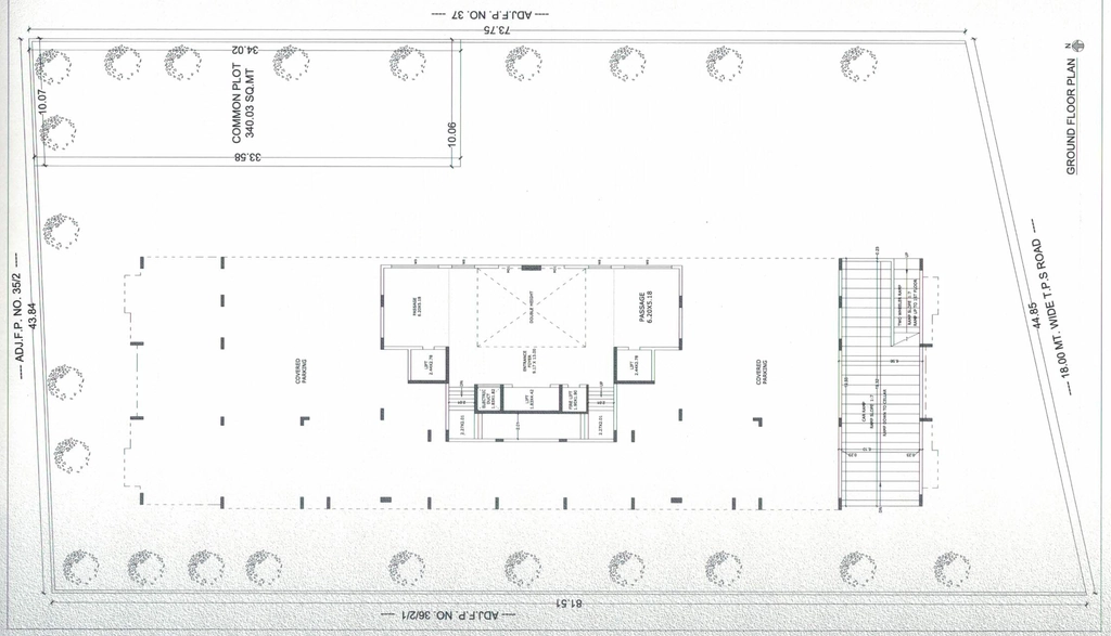 Master Plan of Shreeji 2010 The Crown in Mota Mava, Rajkot - Image 424849