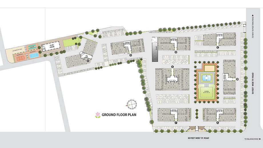 Master Plan of Shubhjivan Serenity Garden in Mota Mava, Rajkot - Image 424858