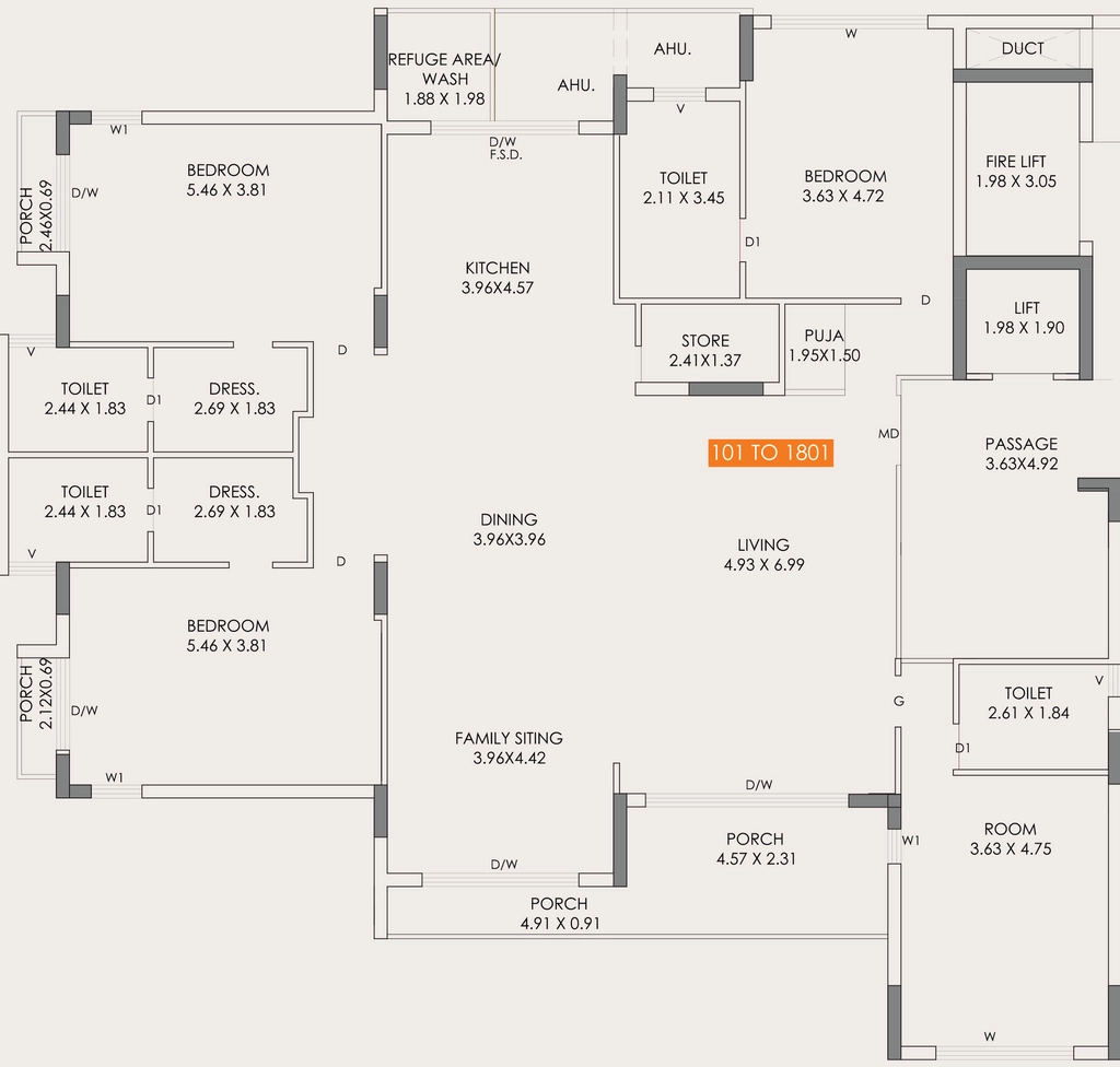 4 BHK Flat in Shyamal Shashwat in Mota Mava, Rajkot - Image 927034