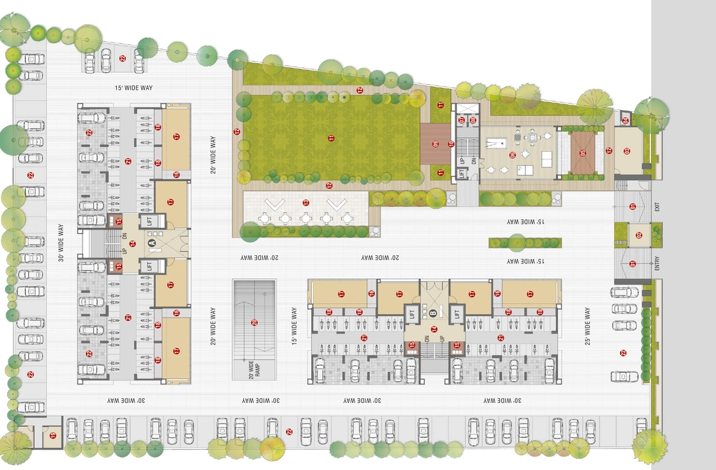 Master Plan of Sky Diamond in Mota Mava, Rajkot - Image 424881