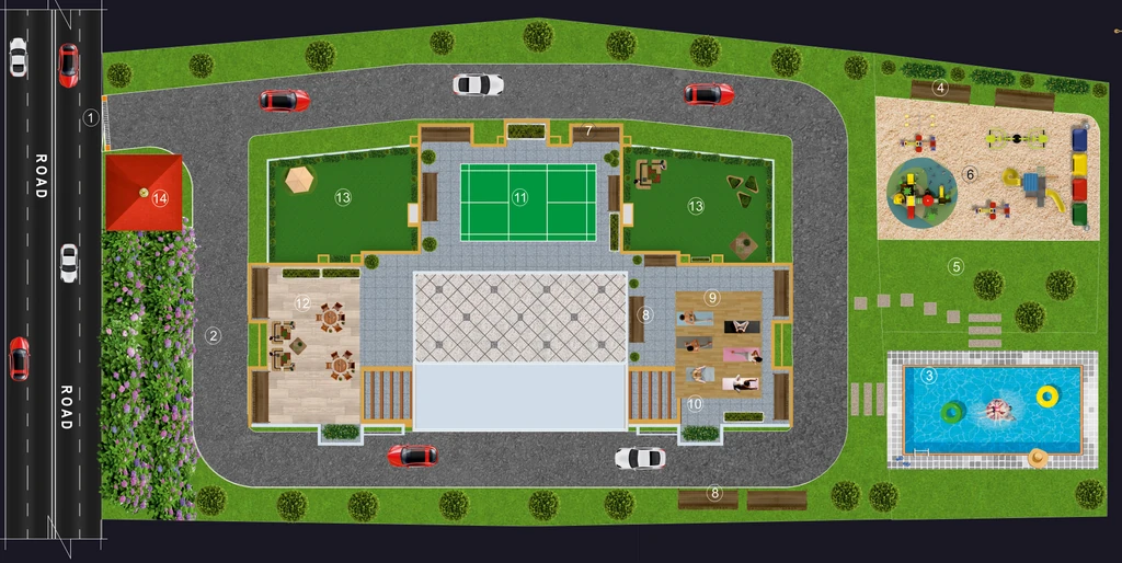 Master Plan of Birendra Heights in Kumhrar, Patna - Image 424890