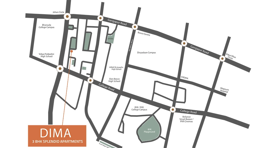 Location of Shiva Dima Apartments - Image 424915