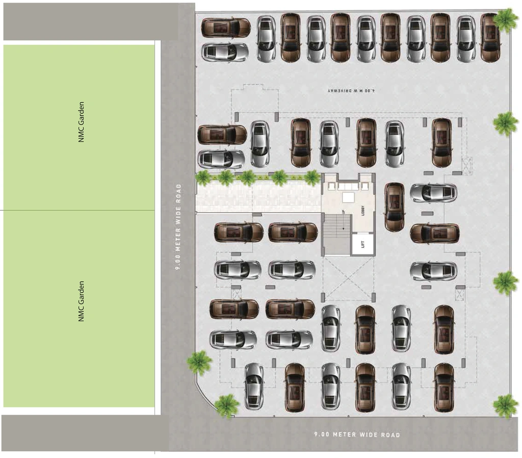 Master Plan of Shiva Dima Apartments in null, Nashik - Image 424917