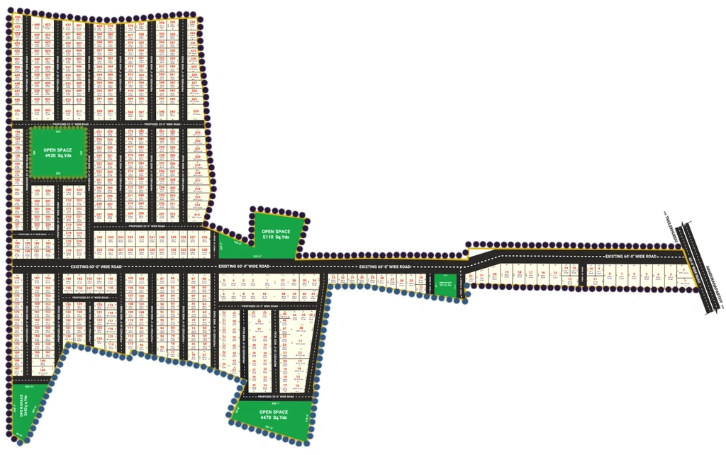 Master Plan of Glentree Pharma County in null, Hyderabad - Image 424943