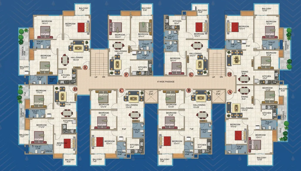 Floor Plan of Sanskaar Ratna Villa in Ahom Gaon, Guwahati - Image 424947