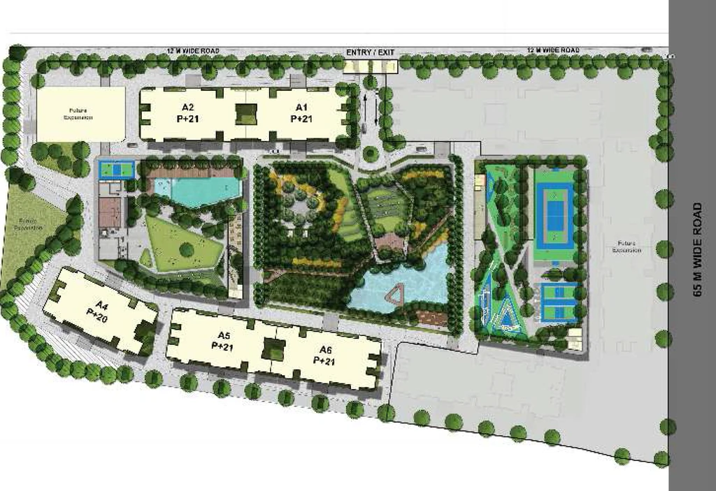 Master Plan of Kohinoor Kaleido Phase 2 in Kharadi, Pune - Image 424960