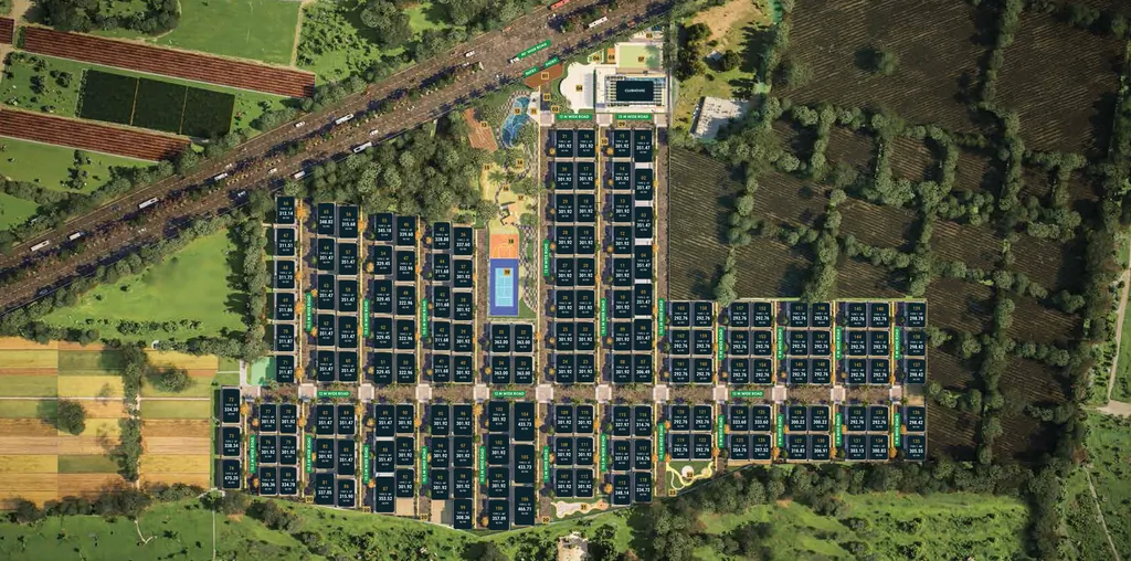 Master Plan of IRA Urban Ranch in Adibatla, Hyderabad - Image 424996
