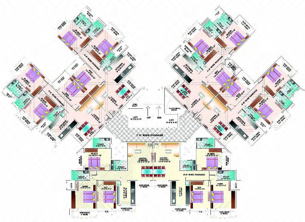 Floor Plan of Arihant Adita Phase 3 in Gangana, Jodhpur - Image 425039