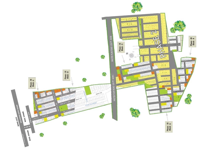 Master Plan of Ashapurna NRI Vistara in Bhakrasni, Jodhpur - Image 425102