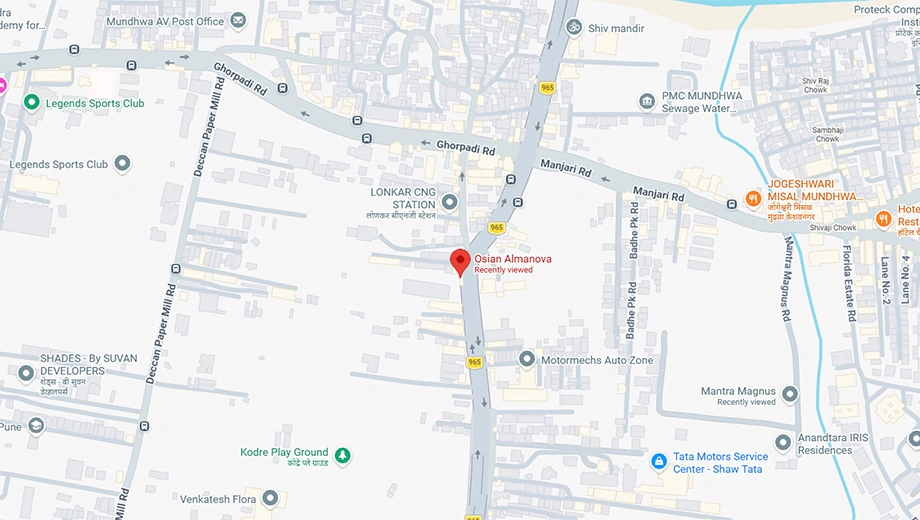 Location of Osian Almanova Tower B in Mundhwa, Pune - Image 425363