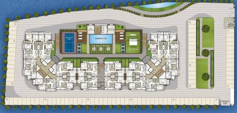 Master Plan of Vinod Siddharth Residency in Pal Gaon, Jodhpur - Image 425405