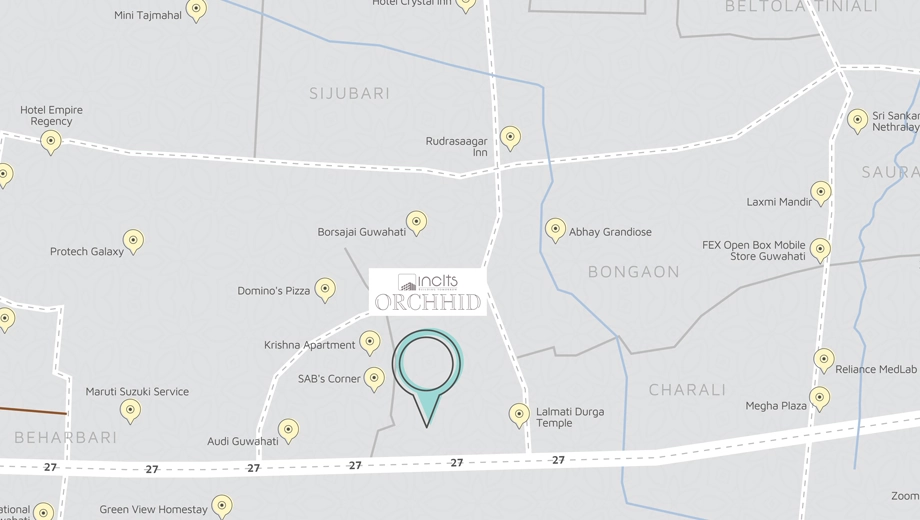 Location of Inclts Orchhid in Bhetapara, Guwahati - Image 425420