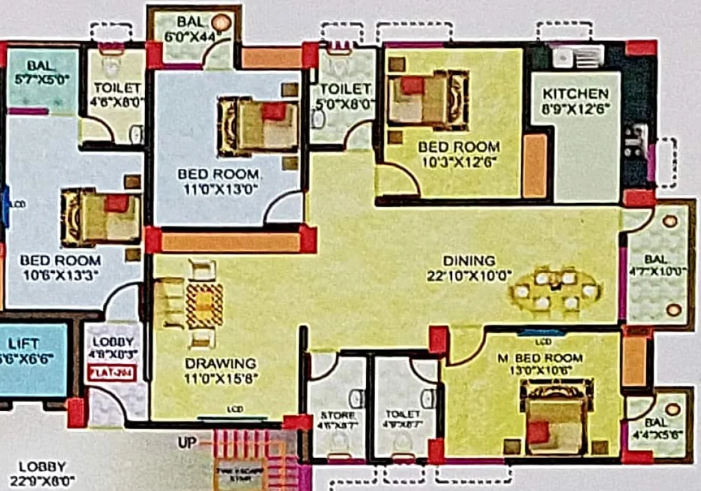 4 BHK Flat in Sarvottam Enclave in Danapur, Patna - Image 927242