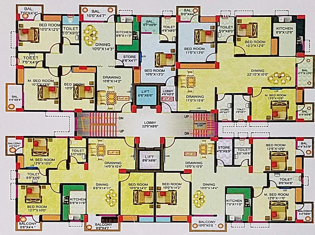 Floor Plan of Sarvottam Enclave in Danapur, Patna - Image 425435