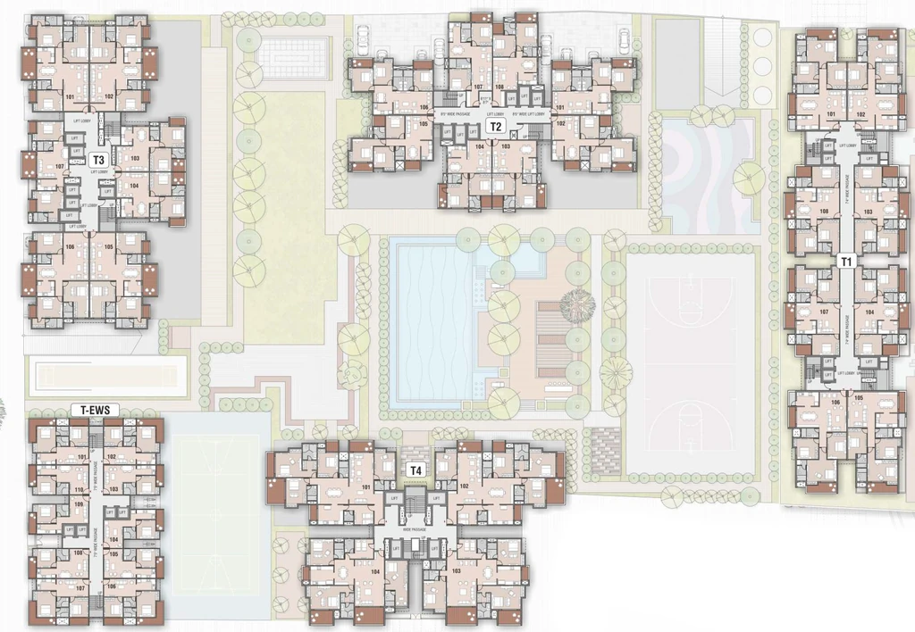 Floor Plan of Satvika Galaxy in Danapur, Patna - Image 425455