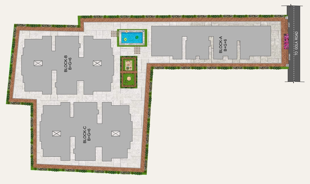 Master Plan of Shri The Platinum Residency in Danapur, Patna - Image 425485