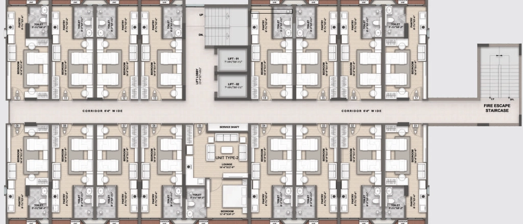 Floor Plan of Ambikanilay Eklavya in Jagatpura, Jaipur - Image 425520